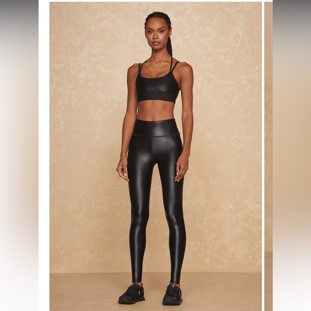 NOLI LIQUID LEGGING - BLACK GLOSS size Small